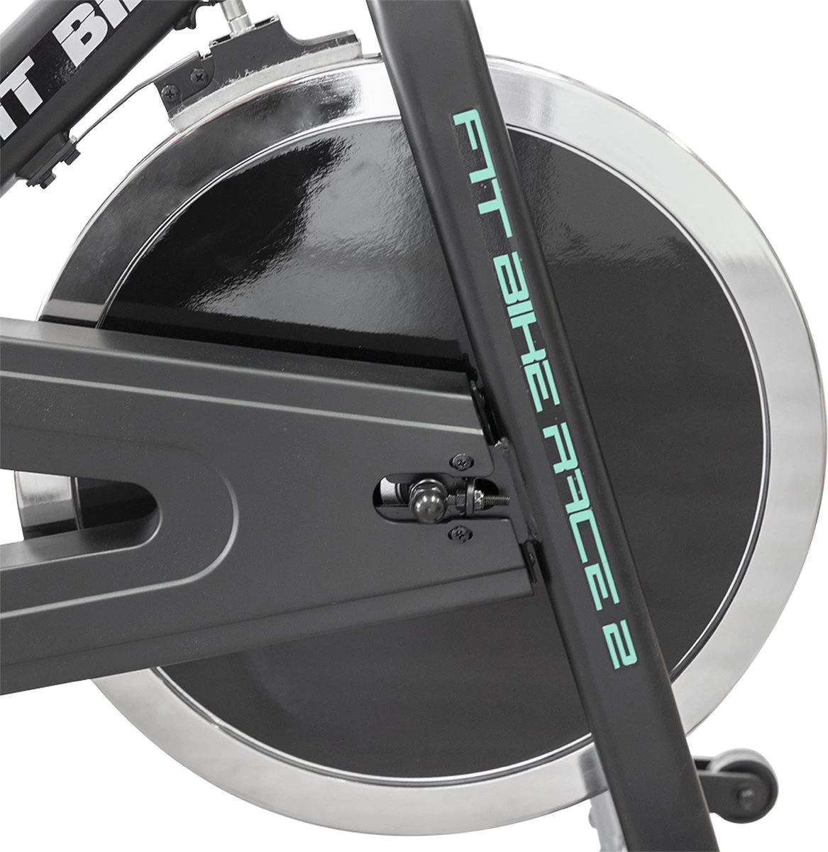 FitBike Race 2 - Indoor Cycle - Fitness Fiets - Incl. Trainingscomputer - 13kg Vliegwiel - V-belt Aandrijving 5 FitBike Race 2 - Indoor Cycle - Fitness Fiets - Incl. Trainingscomputer - 13kg Vliegwiel - V-belt Aandrijving - Afbeelding 3