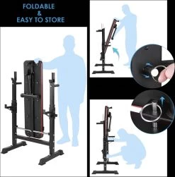 Bench Press - Halterbank - Sportbank - Fitnessbank - Multifunctioneel - Opvouwbaar - Volledig Instelbaar - Max Belasting 200kg -Fit World Verkoop 1183x1200 8