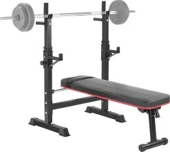 Bench Press - Halterbank - Sportbank - Fitnessbank - Multifunctioneel - Opvouwbaar - Volledig Instelbaar - Max Belasting 200kg