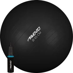 Avento Fitness/Gymbal + Pomp - Ø 65cm - Zwart