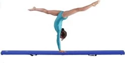 Opvouwbare Turnbalk - 2,2 M - Blauw - Evenwichtsbalk